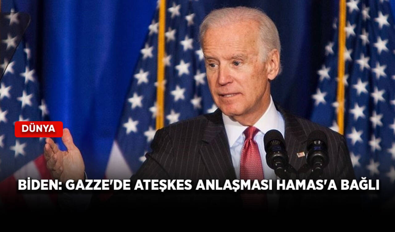 Biden: Gazze'de ateşkes anlaşması Hamas'a bağlı