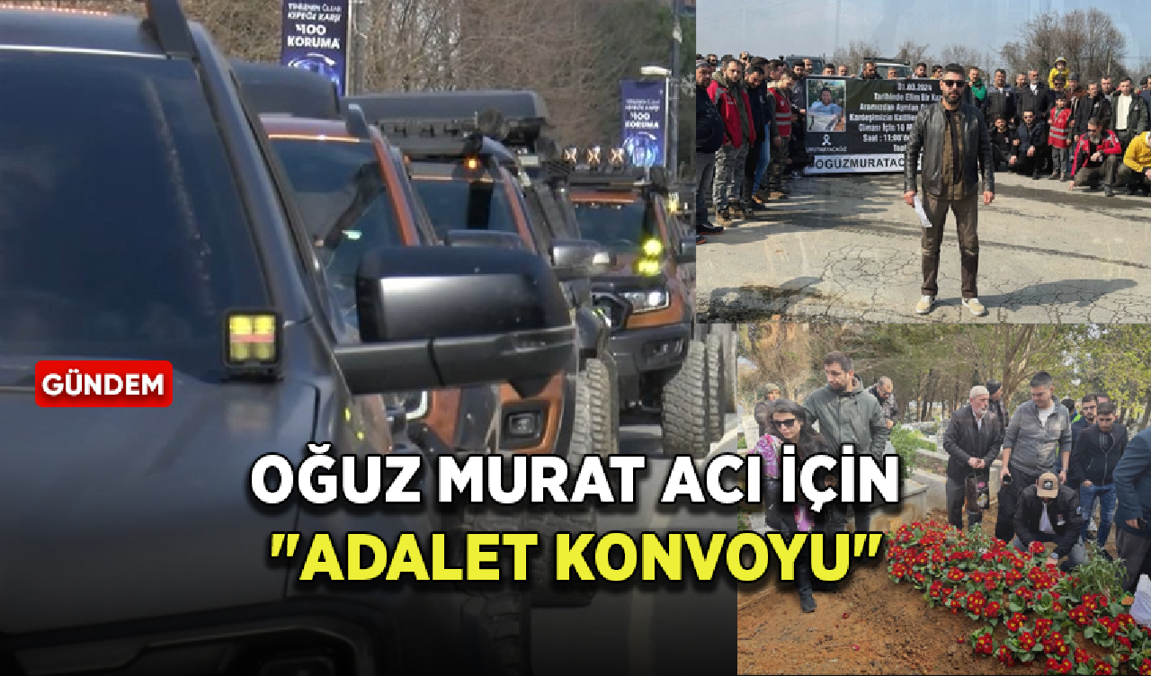 Eyüpsultan'daki kazada ölen Oğuz Murat Acı için "Adalet Konvoyu" düzenledi