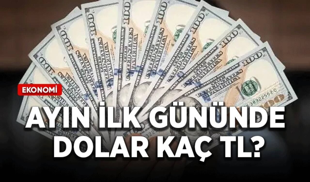 Ayın ilk gününde dolar kaç TL?