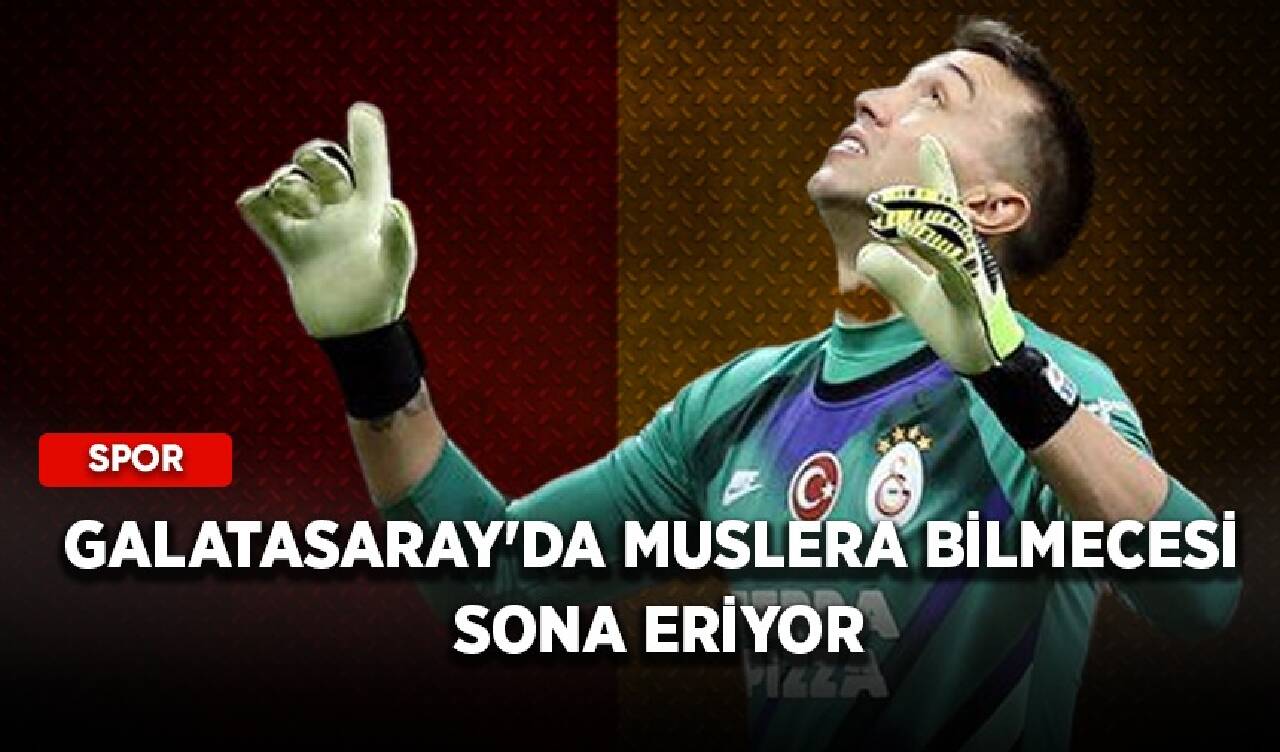 Galatasaray'da Muslera bilmecesi sona eriyor