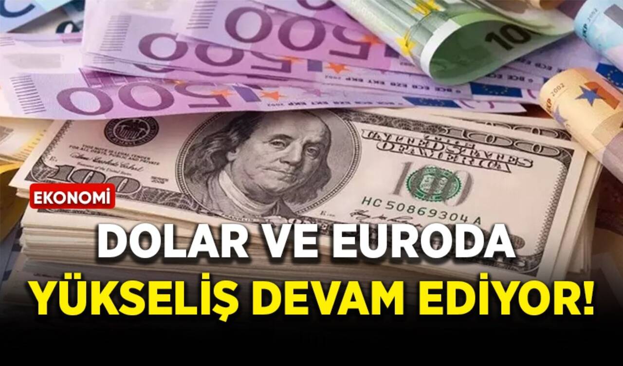 Dolar ve euroda yükseliş devam ediyor!