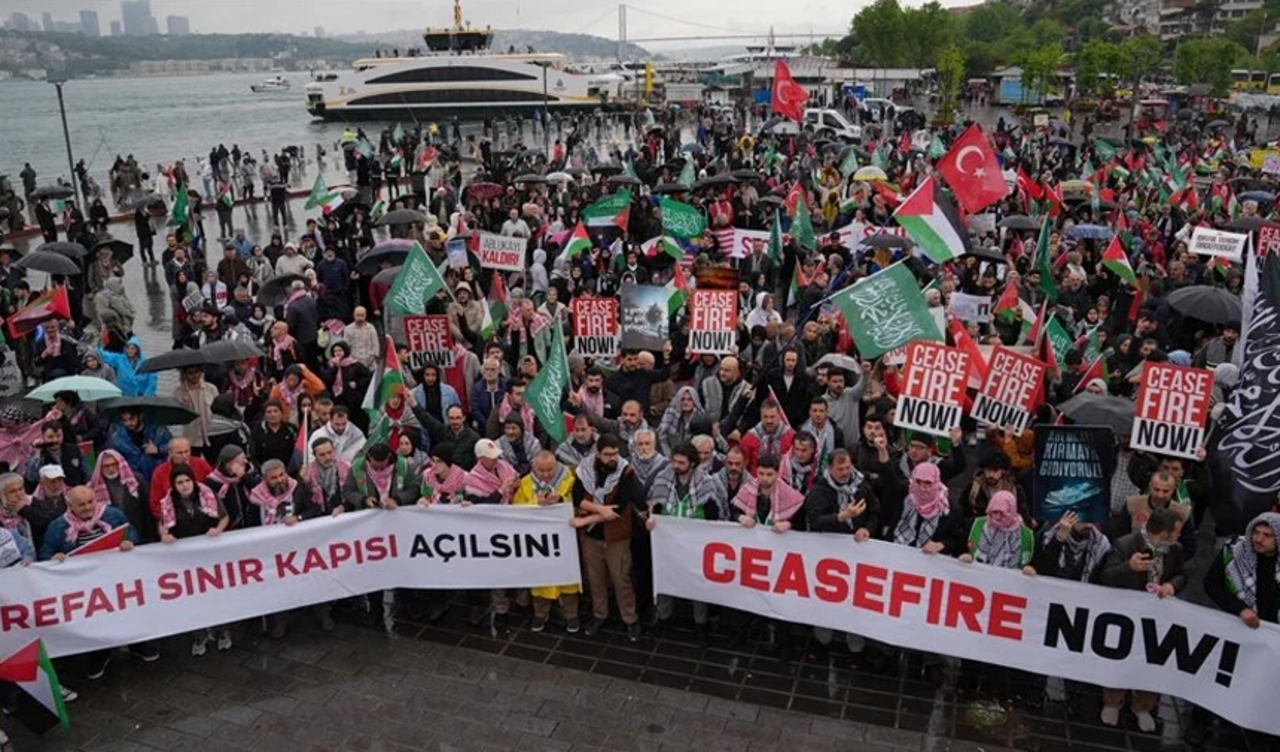 Üsküdar’da "Gazze'yi Unutma" yürüyüşü