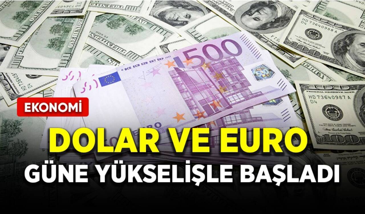 Dolar ve euro güne yükselişle başladı