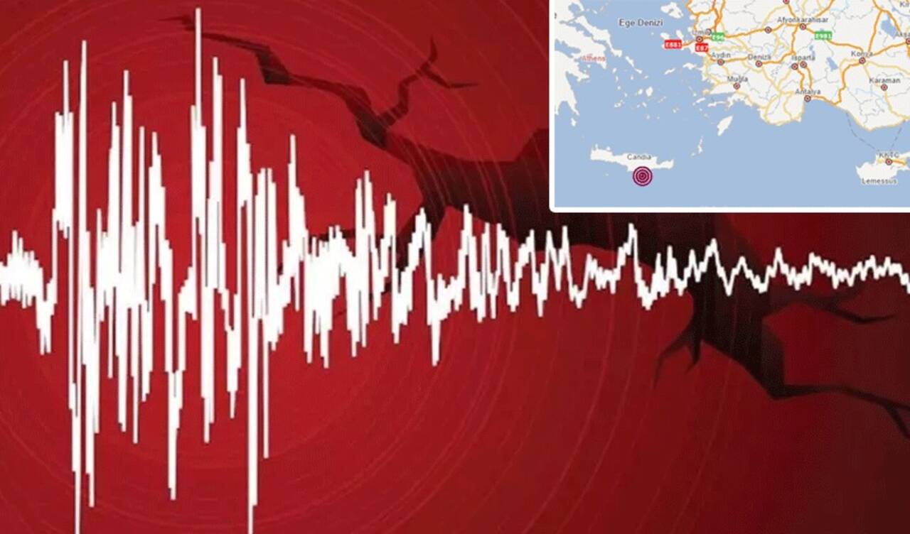 Akdeniz açıklarında 4 büyüklüğünde deprem