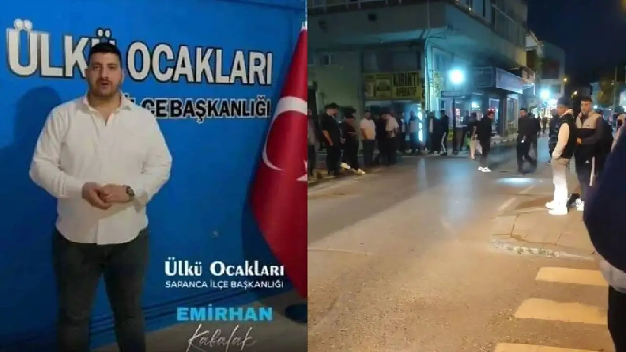 Sakarya’da Ülkü Ocakları Başkanı Kabalak silah ile vuruldu