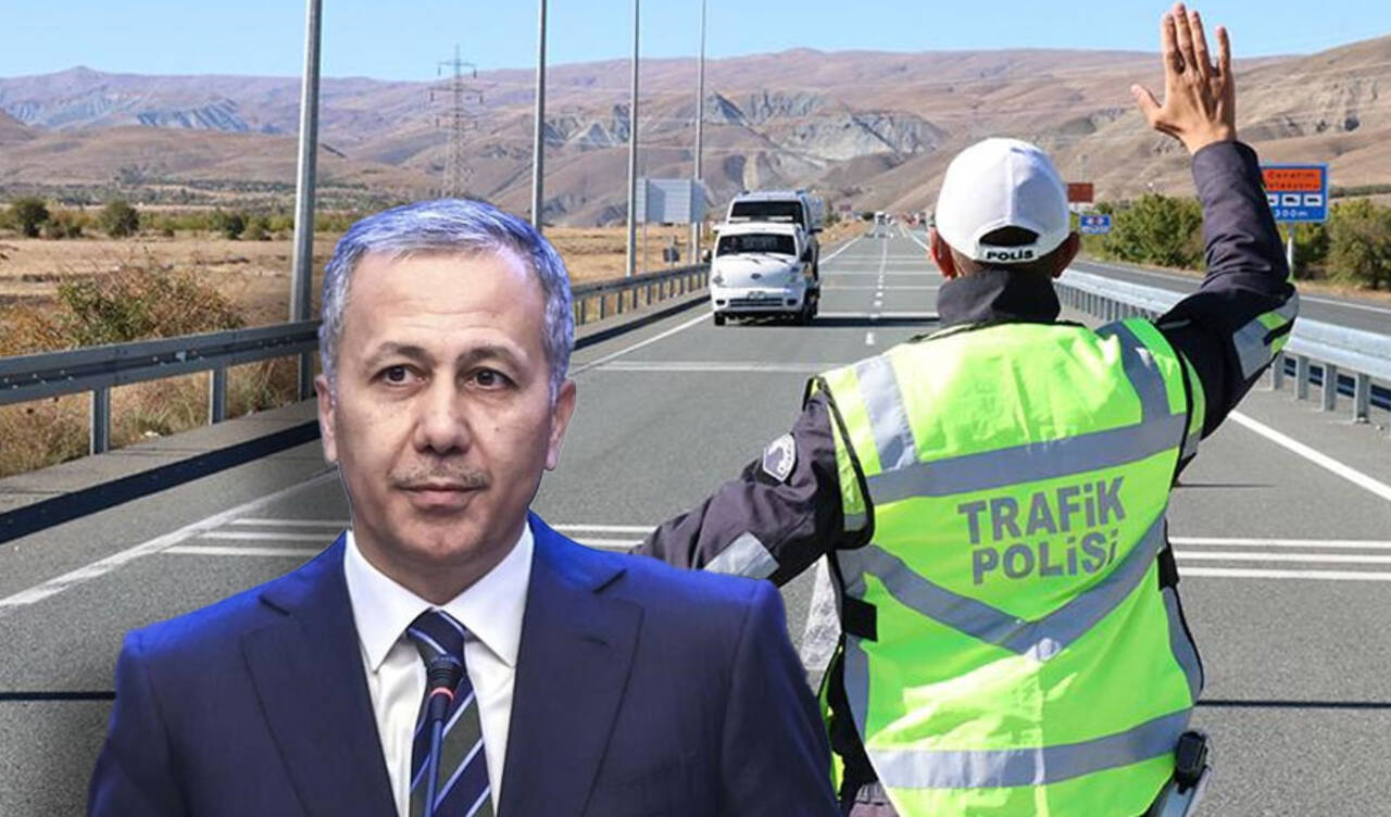 İçişleri Bakanı Yerlikaya: Trafik denetimlerinde yüzlerce sürücüye işlem yapıldı