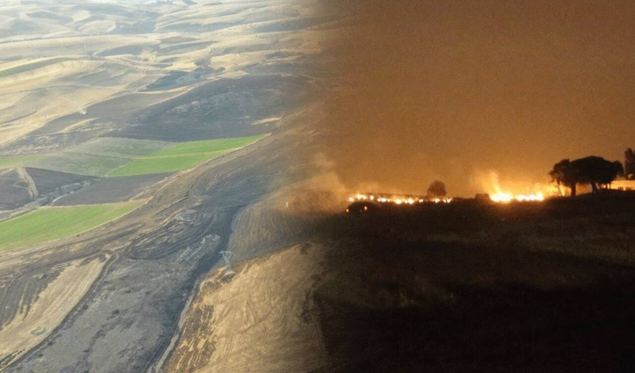 Bakan Tunç duyurdu: Diyarbakır ve Mardin arasındaki anız yangınına soruşturma!