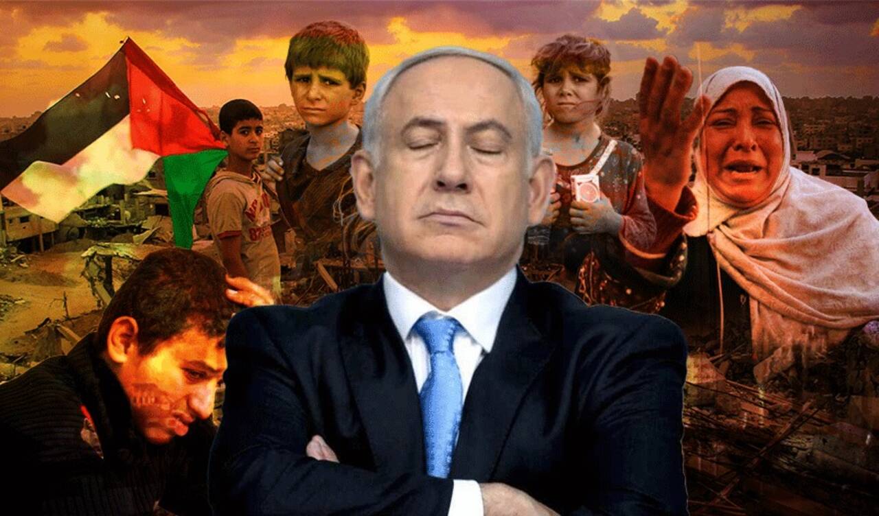 Katil Netanyahu Gazzeli çocukları ölüme terk ediyor! Sahra Hastanesi'ne izin vermedi