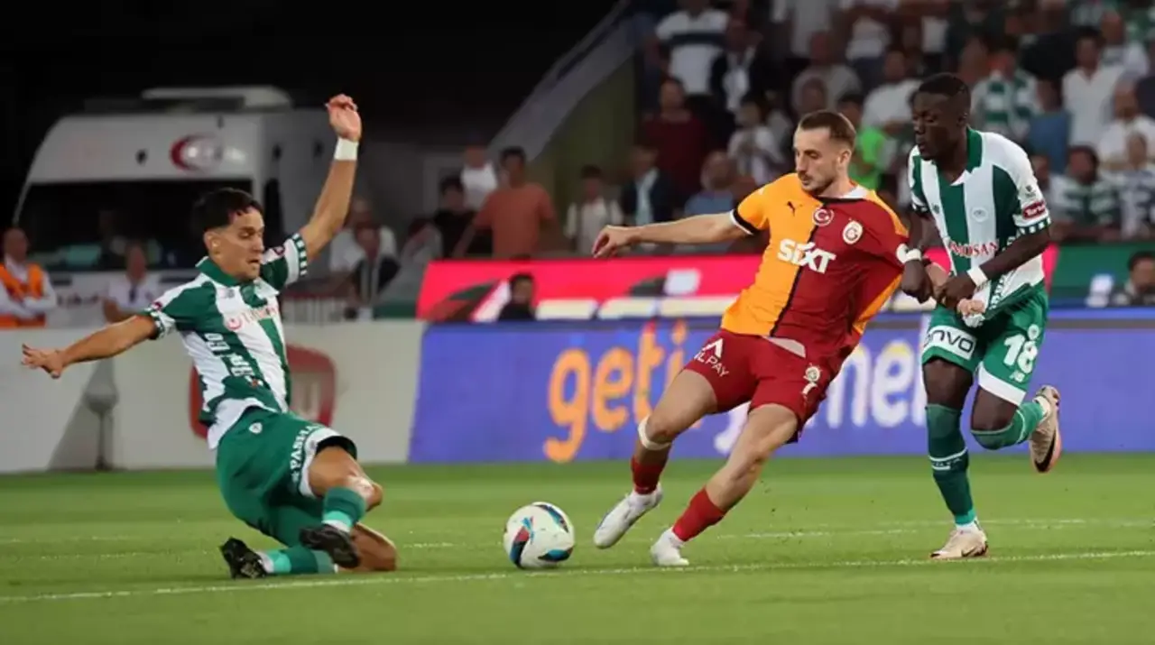 Galatasaray, Konya deplasmanından 3 puan ile dönüyor