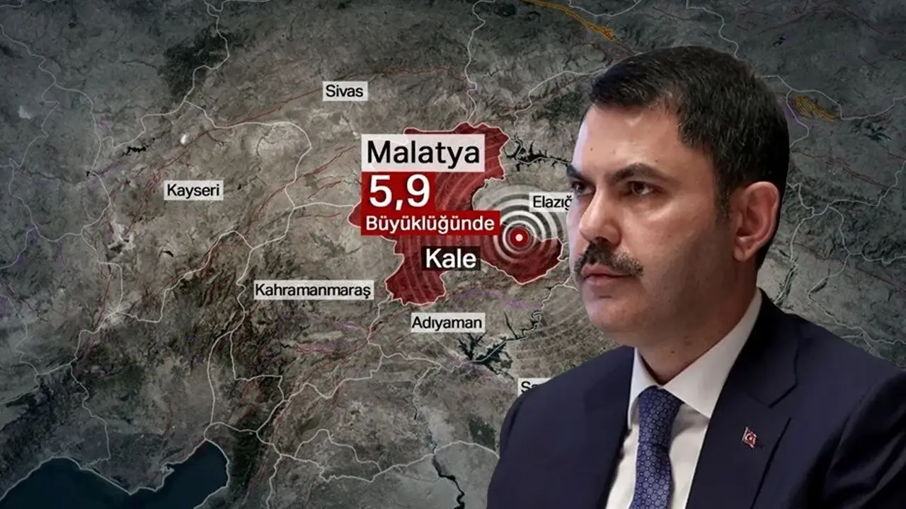 Bakan Kurum'dan Malatya depremi açıklaması