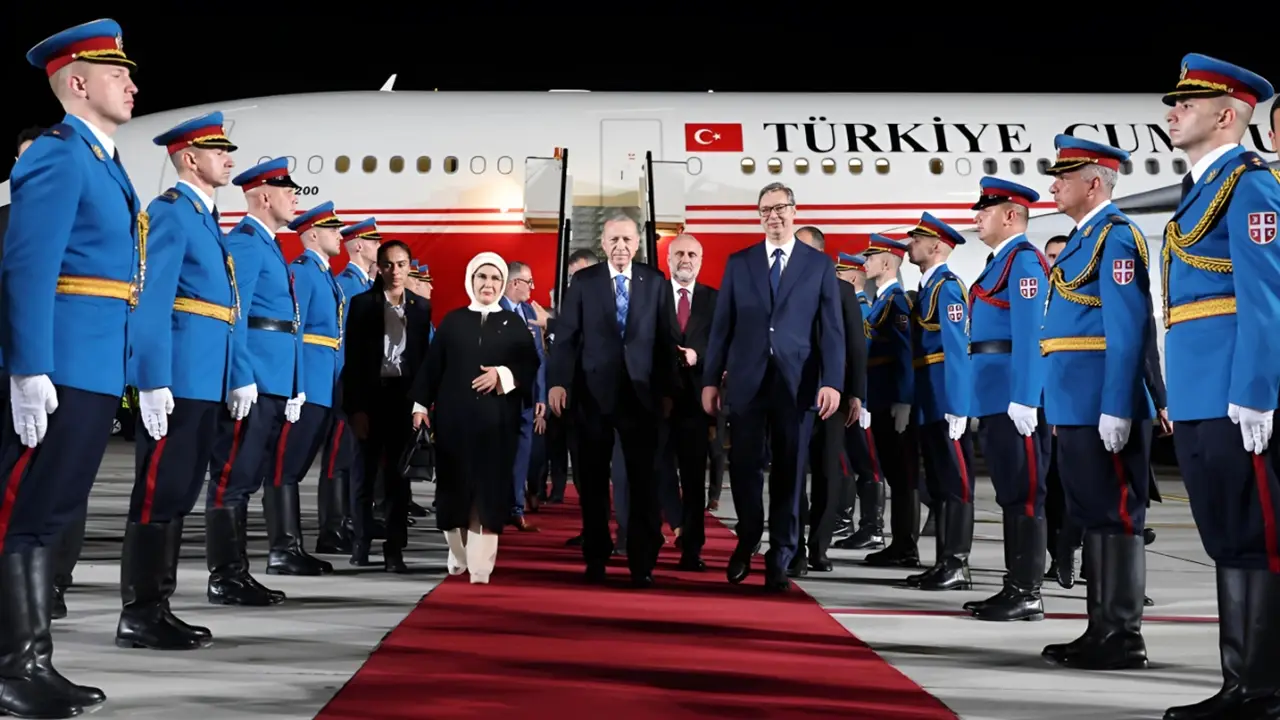 Cumhurbaşkanı Erdoğan Sırbistan'a gitti!