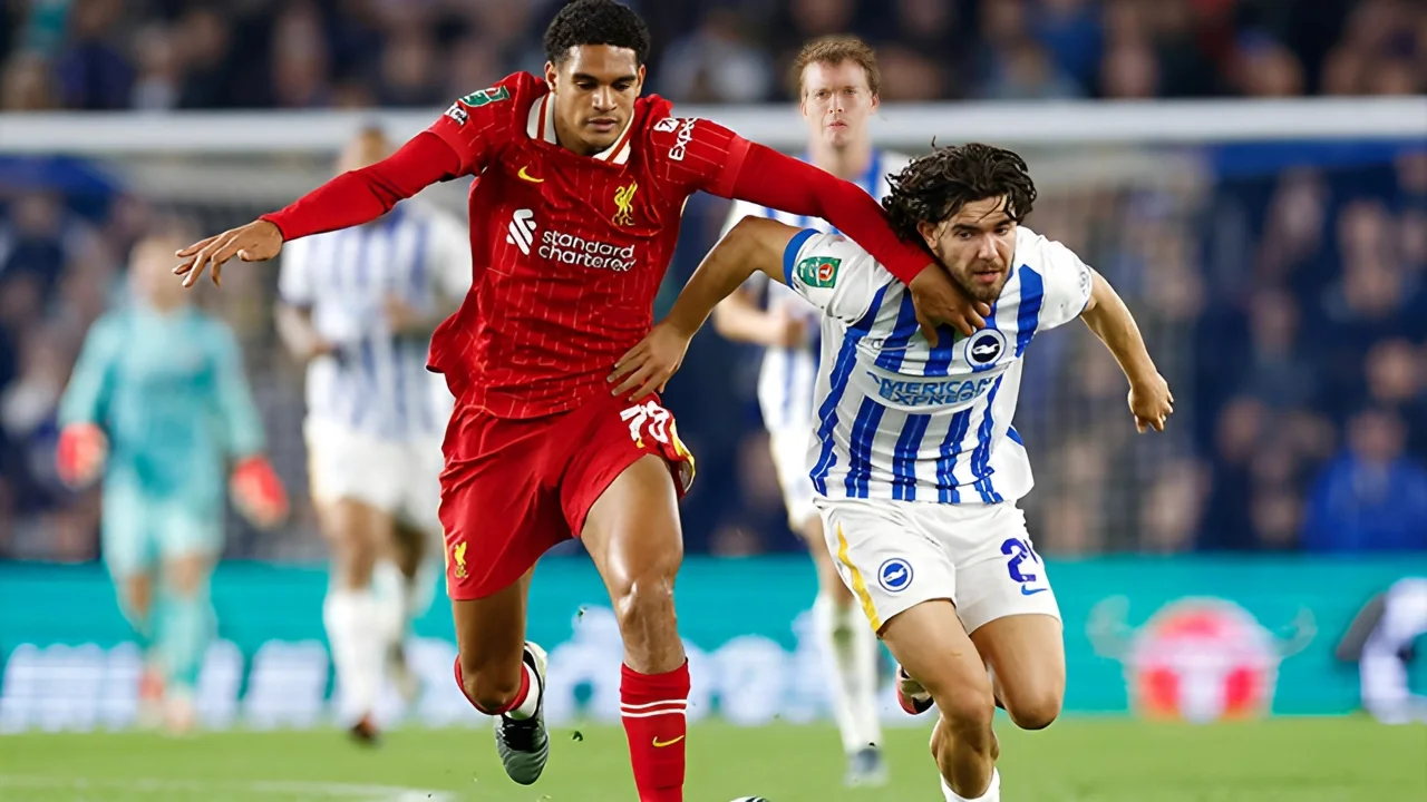 Ferdi Kadıoğlu ilk defa 11'de başladı! Brighton, Liverpool'a elendi