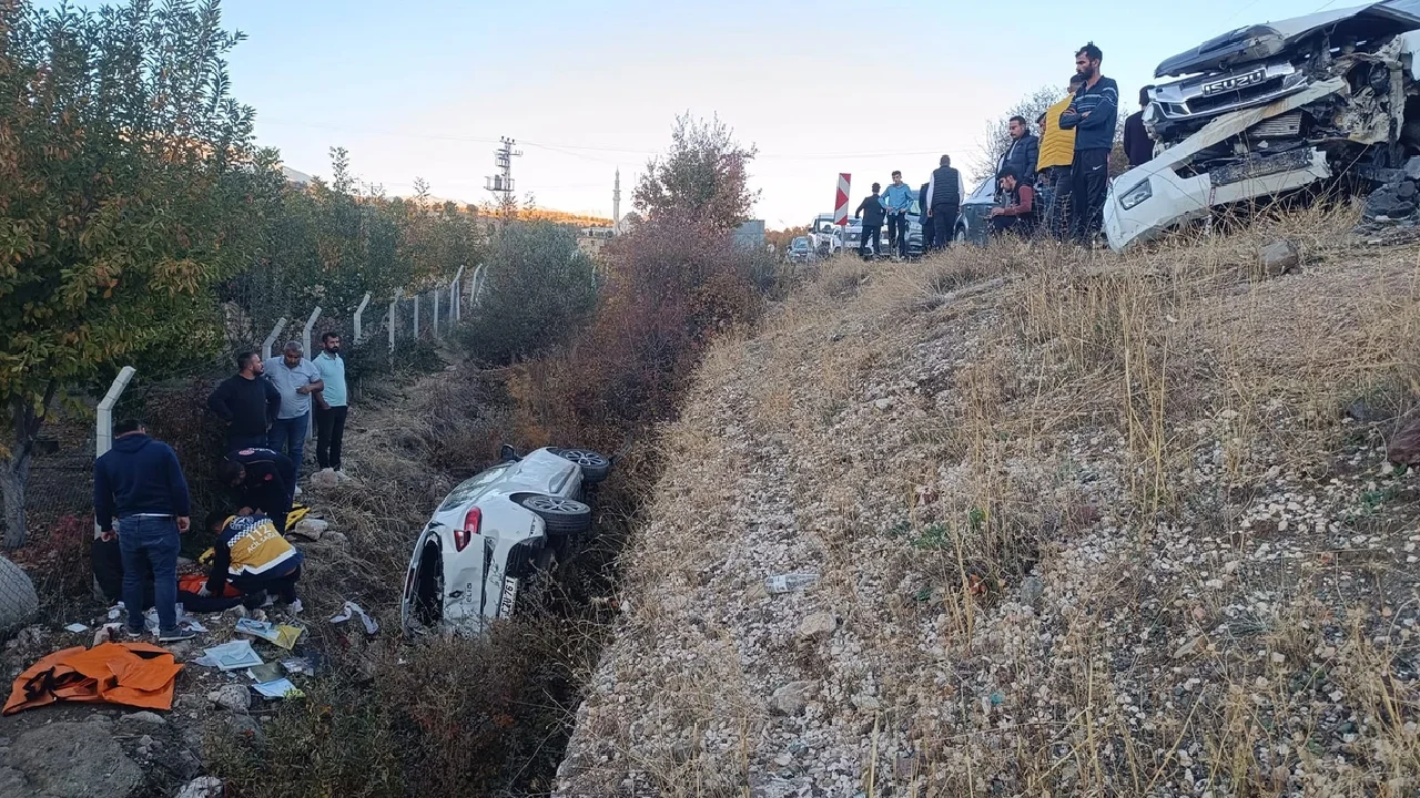 Adıyaman'da feci trafik kazası! Çok sayıda yaralı var