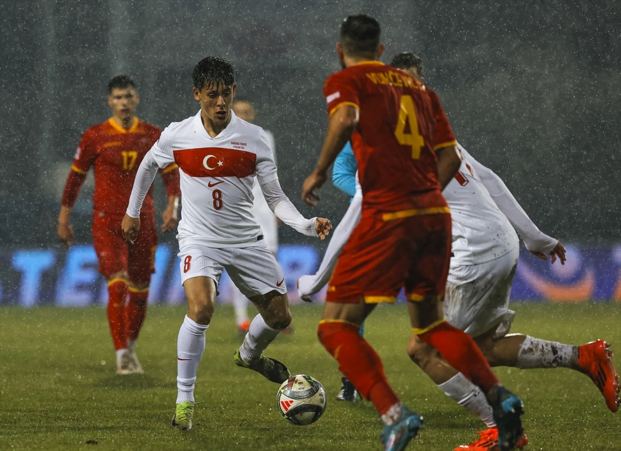 Türkiye, Karadağ'a 3-1 mağlup oldu