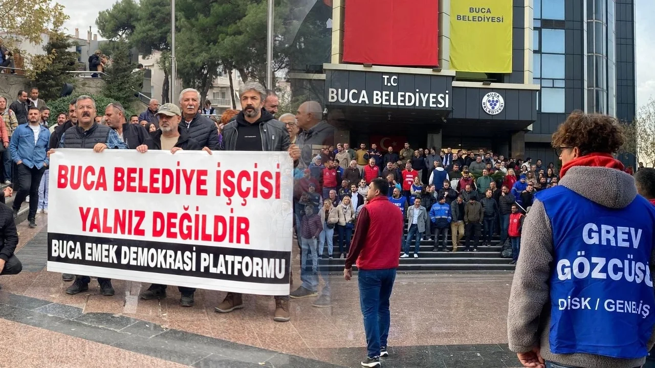 Buca Belediye işçileri grevin ikinci gününde: Zafer direnen emekçinin olacak!