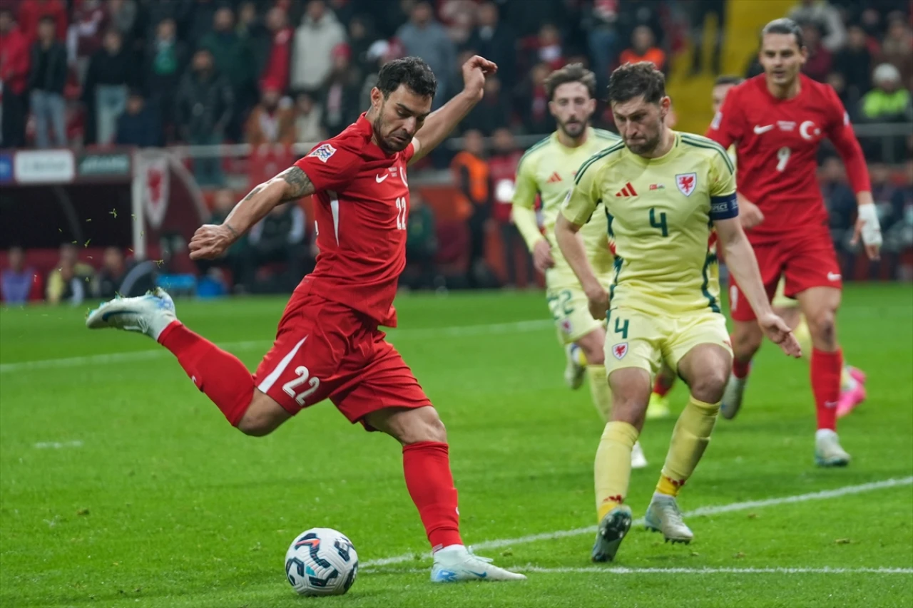 A Milli Futbol Takımı, Galler ile golsüz beraberlik aldı