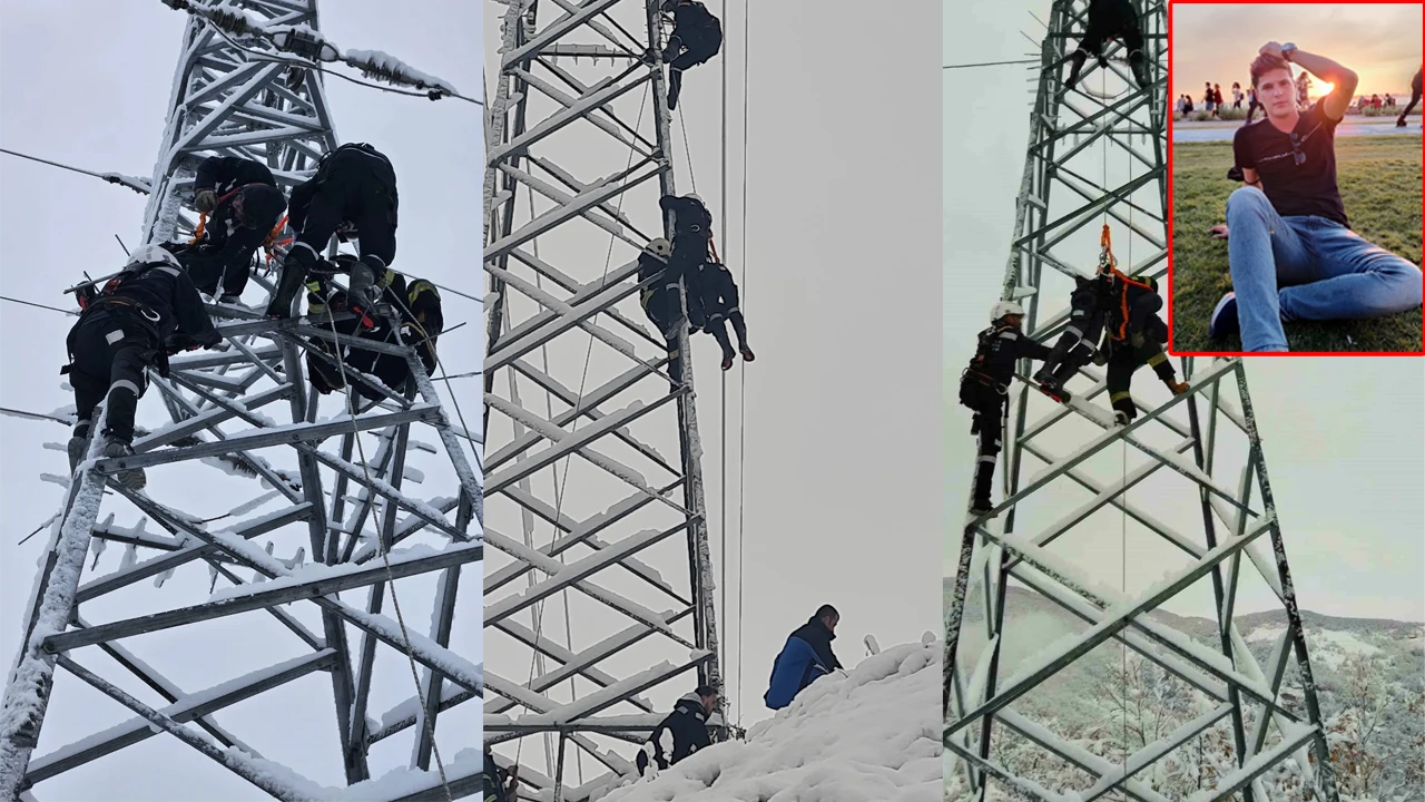 Enerji direğinde çalışan tekniker akıma kapılarak hayatını kaybetti