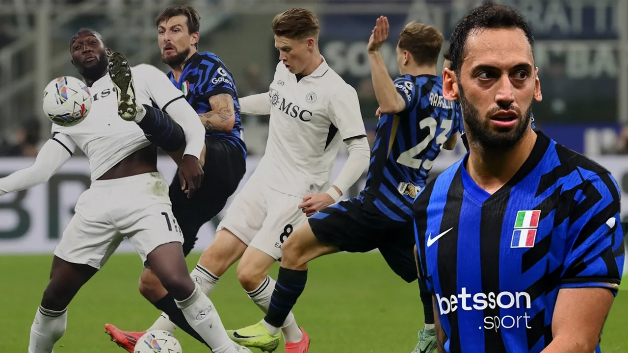 Hakan Çalhanoğlu maça damga vurdu! Inter ve Napoli yenişemedi