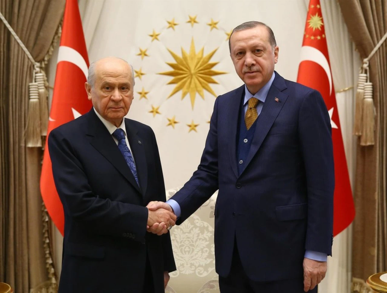 Erdoğan ile Bahçeli'den sürpriz görüşme