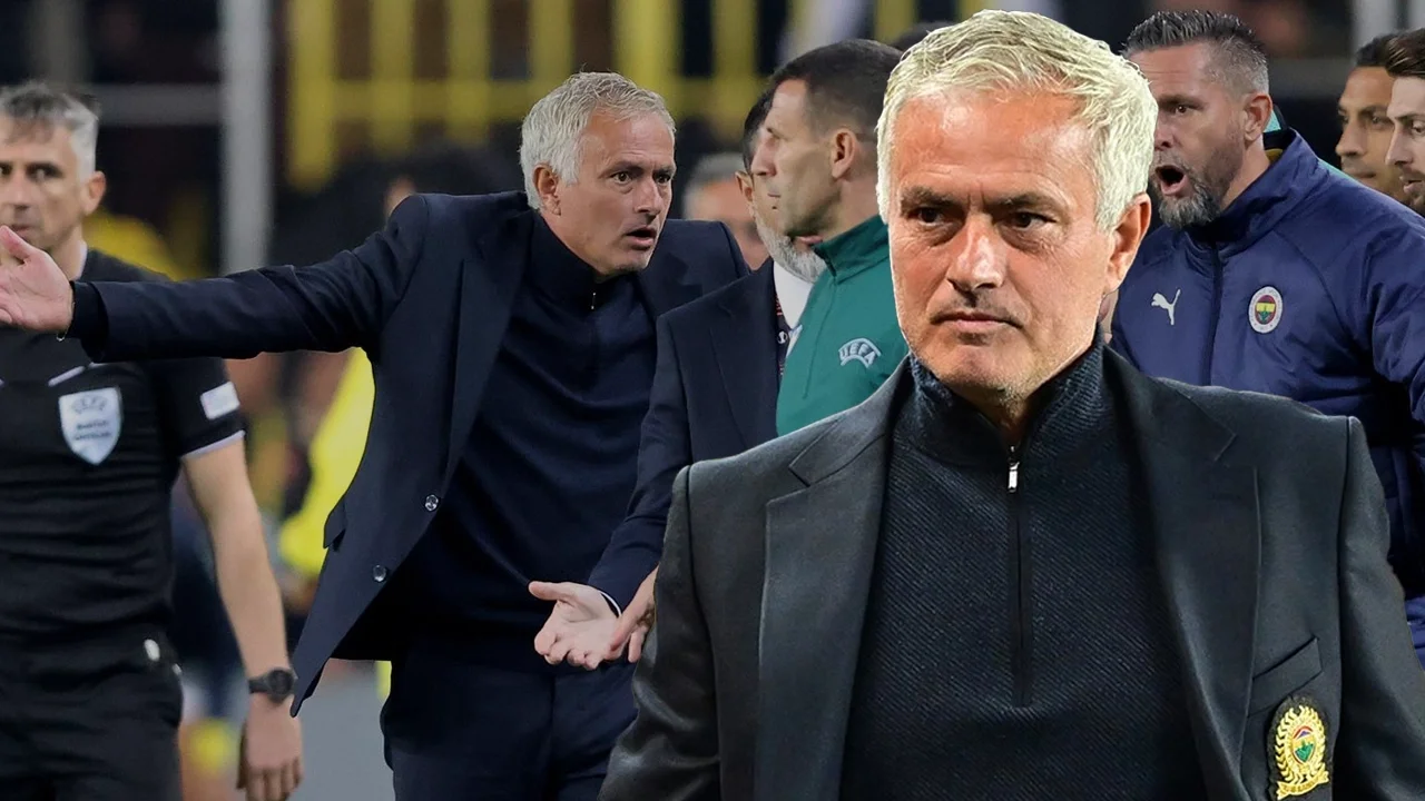 Manchester United maçında kırmızı kart gören Mourinho'nun cezası belli oldu