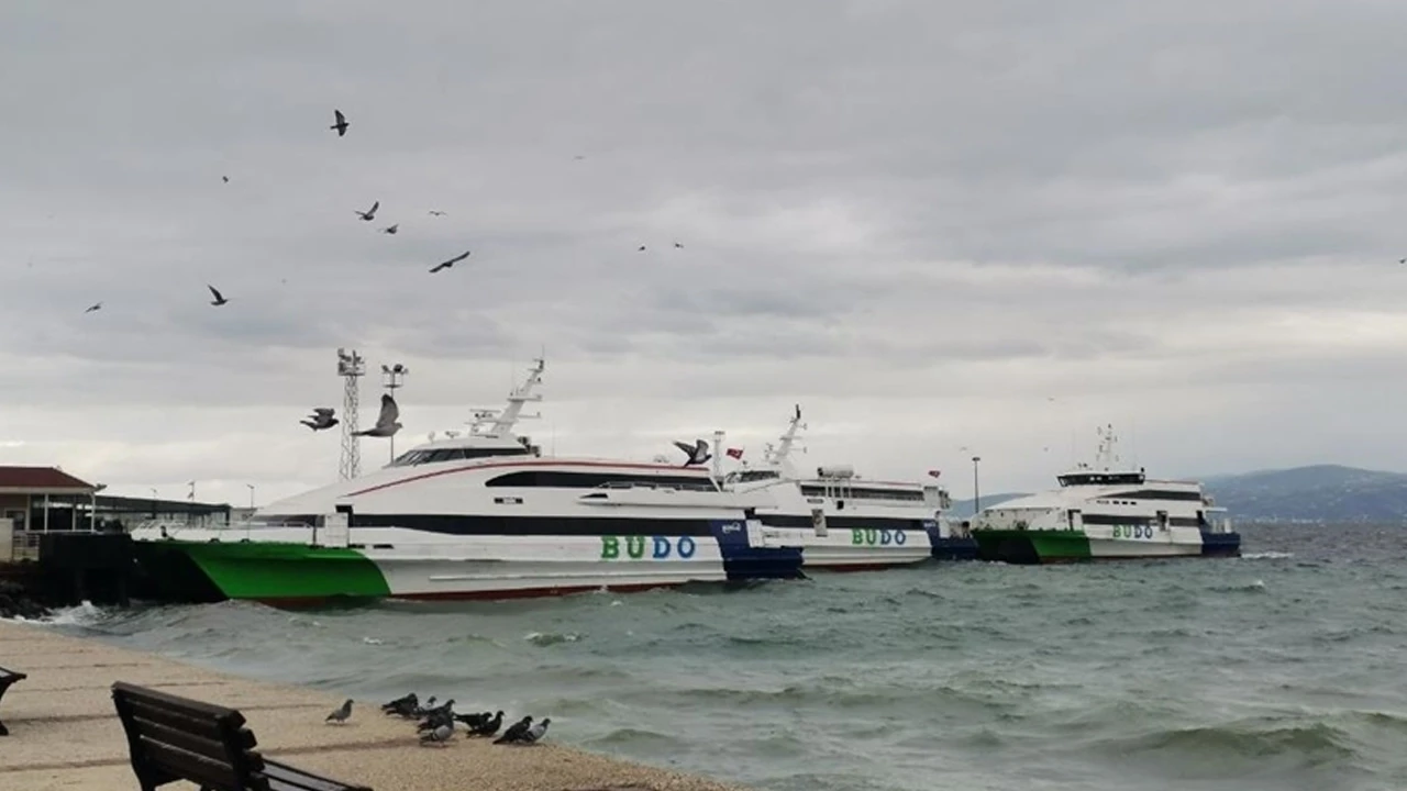 Bursa-İstanbul Deniz otobüsü seferlerine hava engeli