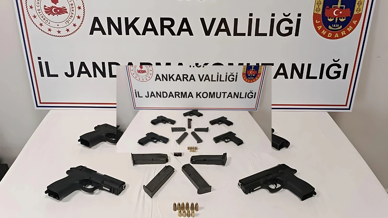 Ankara’da yasa dışı silah ticareti operasyonu: 2 kişi gözaltına alındı