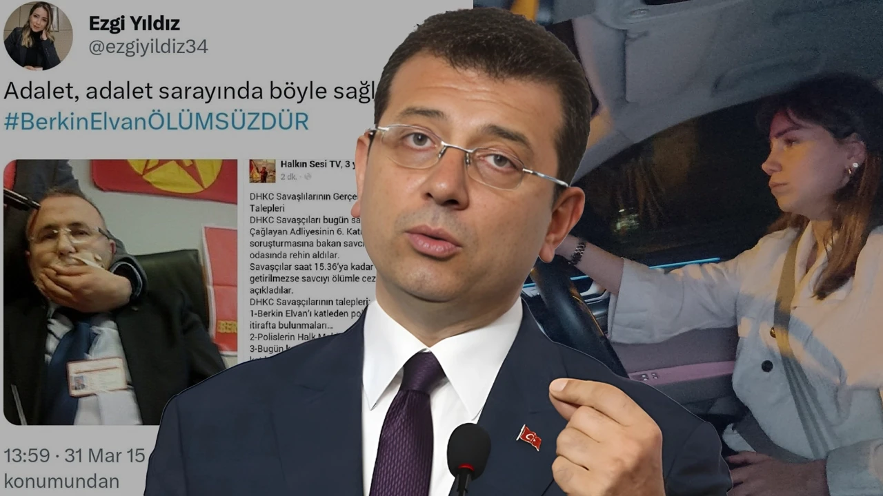 Ekrem İmamoğlu'nun tahsis ettiği araçla, Şehit Savcı Kiraz'ın katillerini övdü!