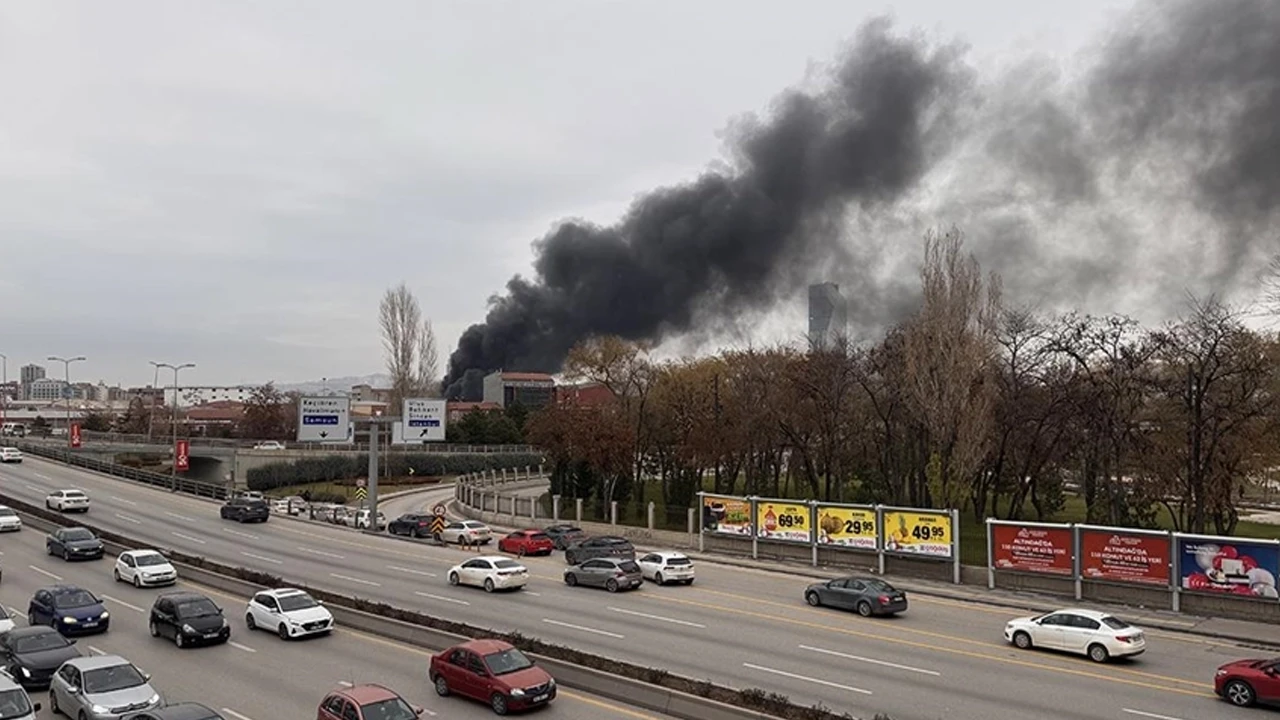 Ankara’da atık deposunda yangın