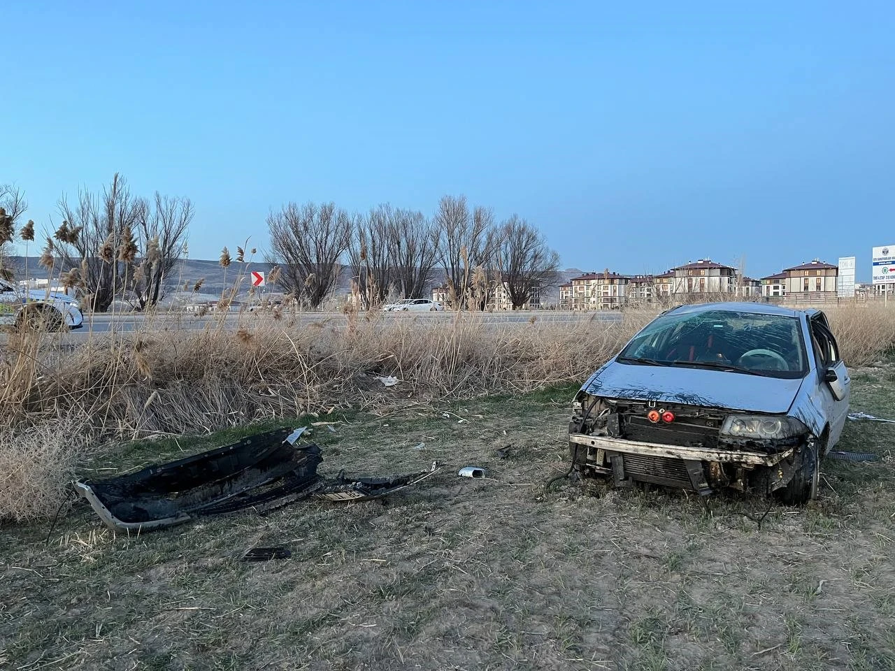 Kayseri'de feci kaza: Takla atan otomobilde 4 yaralı