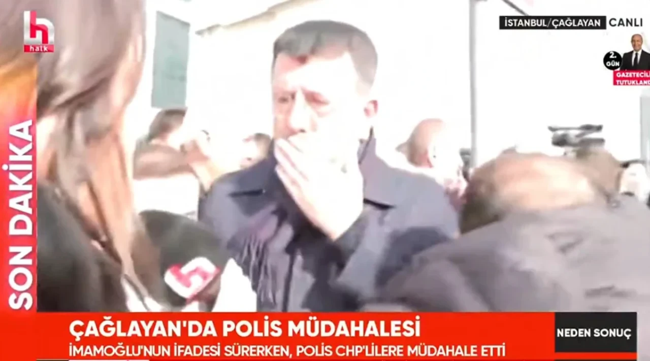 Çağlayan'da protesto: Veli Ağbaba’nın biber gazı tepkisi sosyal medyada gündem oldu