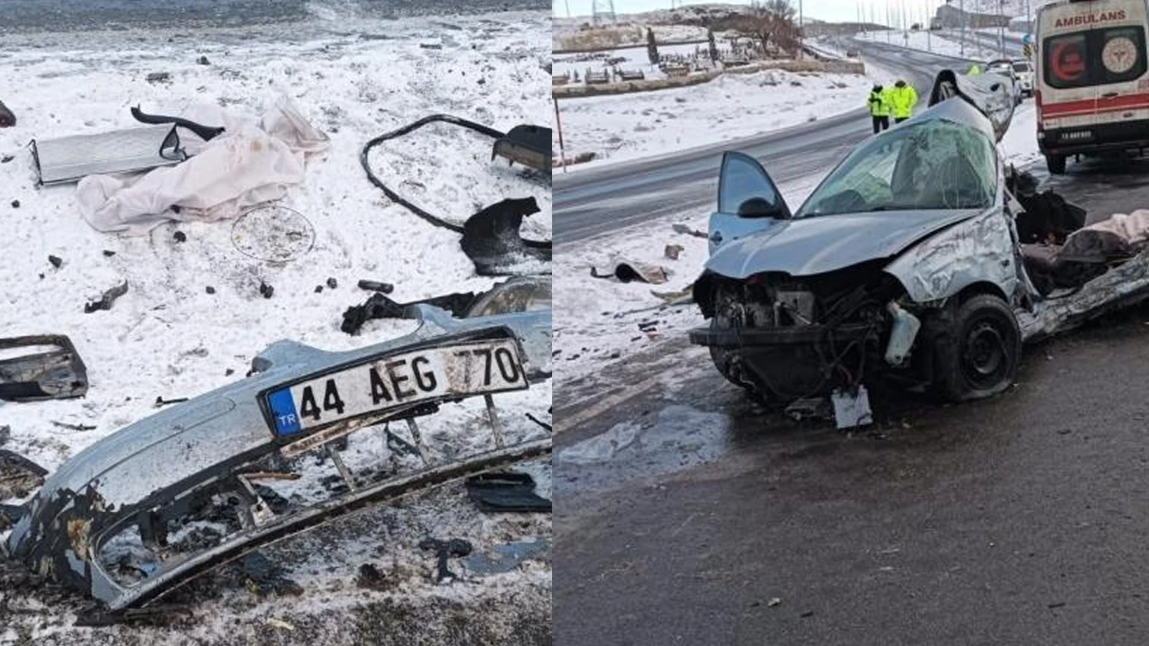 Bitlis'te korkunç kaza: Tıra çarpan otomobil kağıt gibi ezildi! Ölü ve yaralılar var