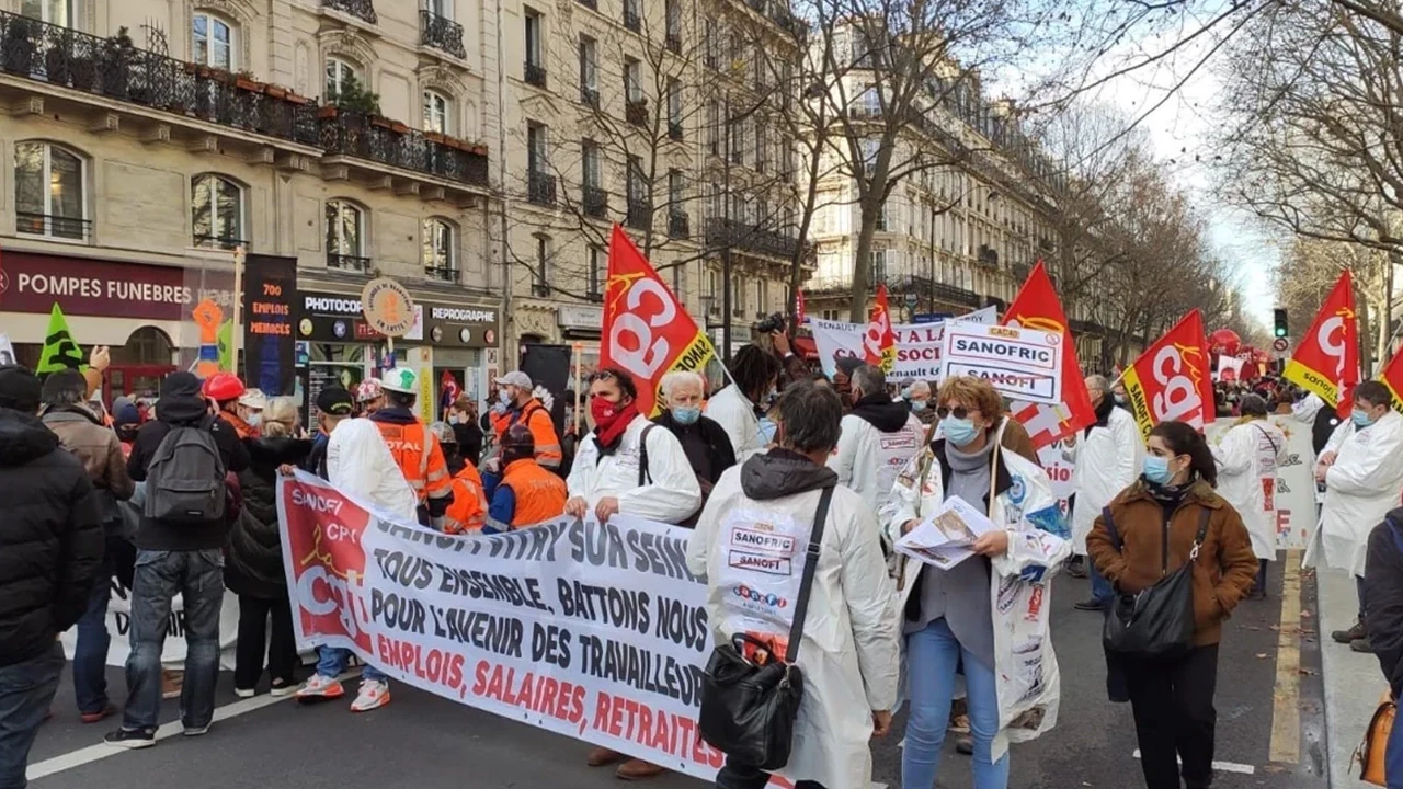 Toplu işten çıkarmalara karşı büyük protesto: CGT hükümete seslendi