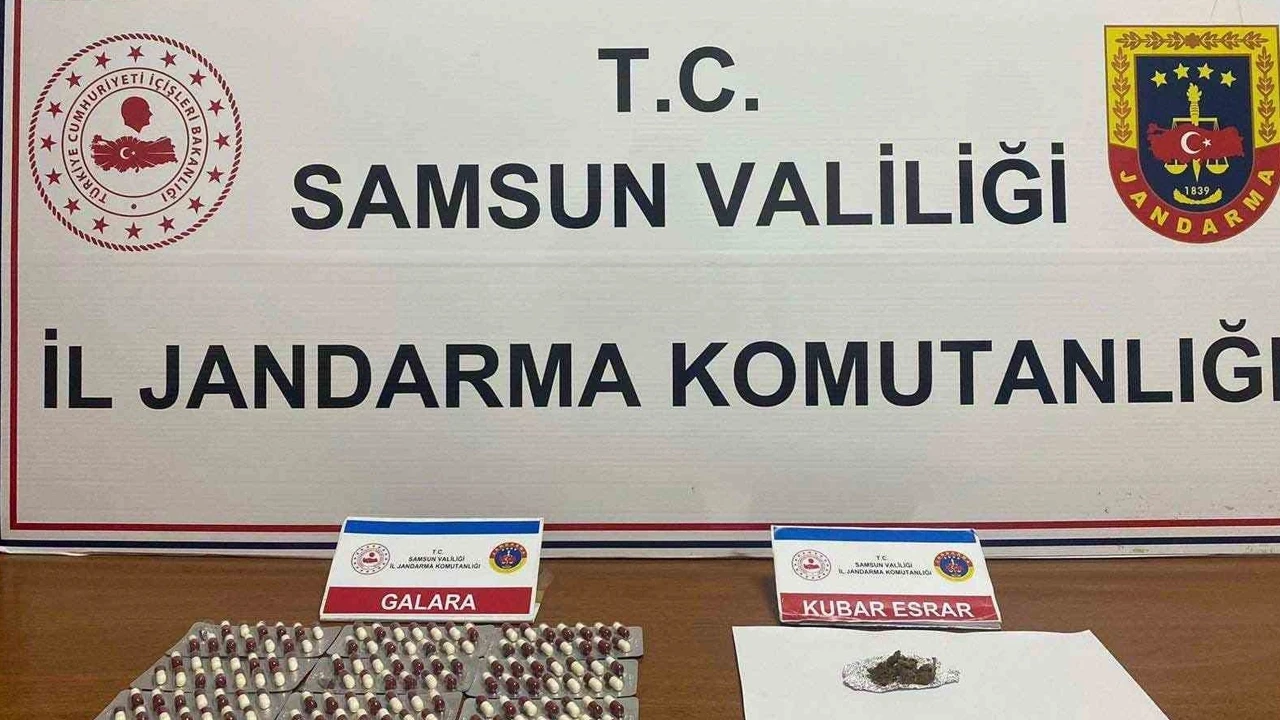 Samsun'da jandarmadan uyuşturucu baskını: 3 kişi gözaltına alındı