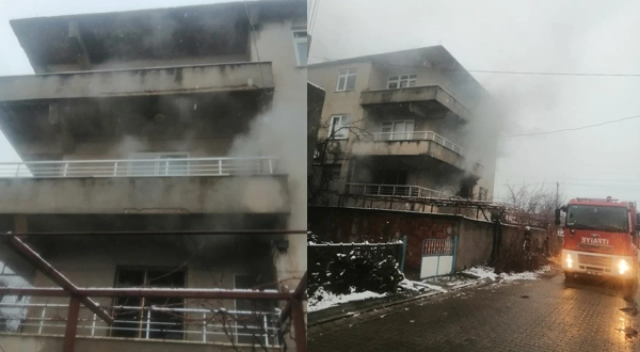 Tekirdağ'da ev cayır cayır yandı! Gaz kokusu korkuttu