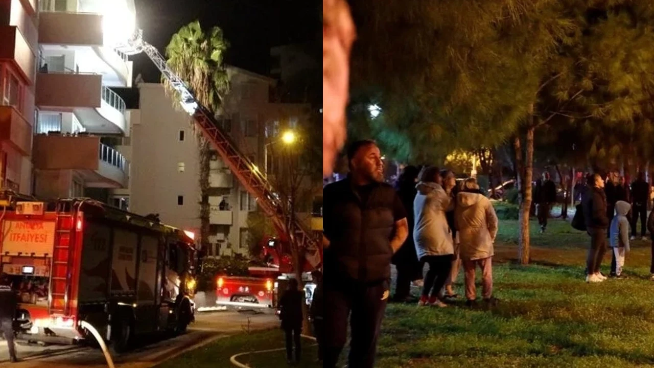 Antalya’da yangın paniği! İnsanlar sokağa döküldü