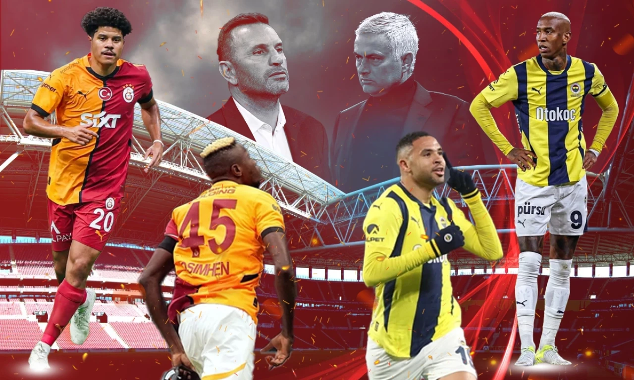 Galatasaray - Fenerbahçe derbisinde ilk 11'ler belli oldu