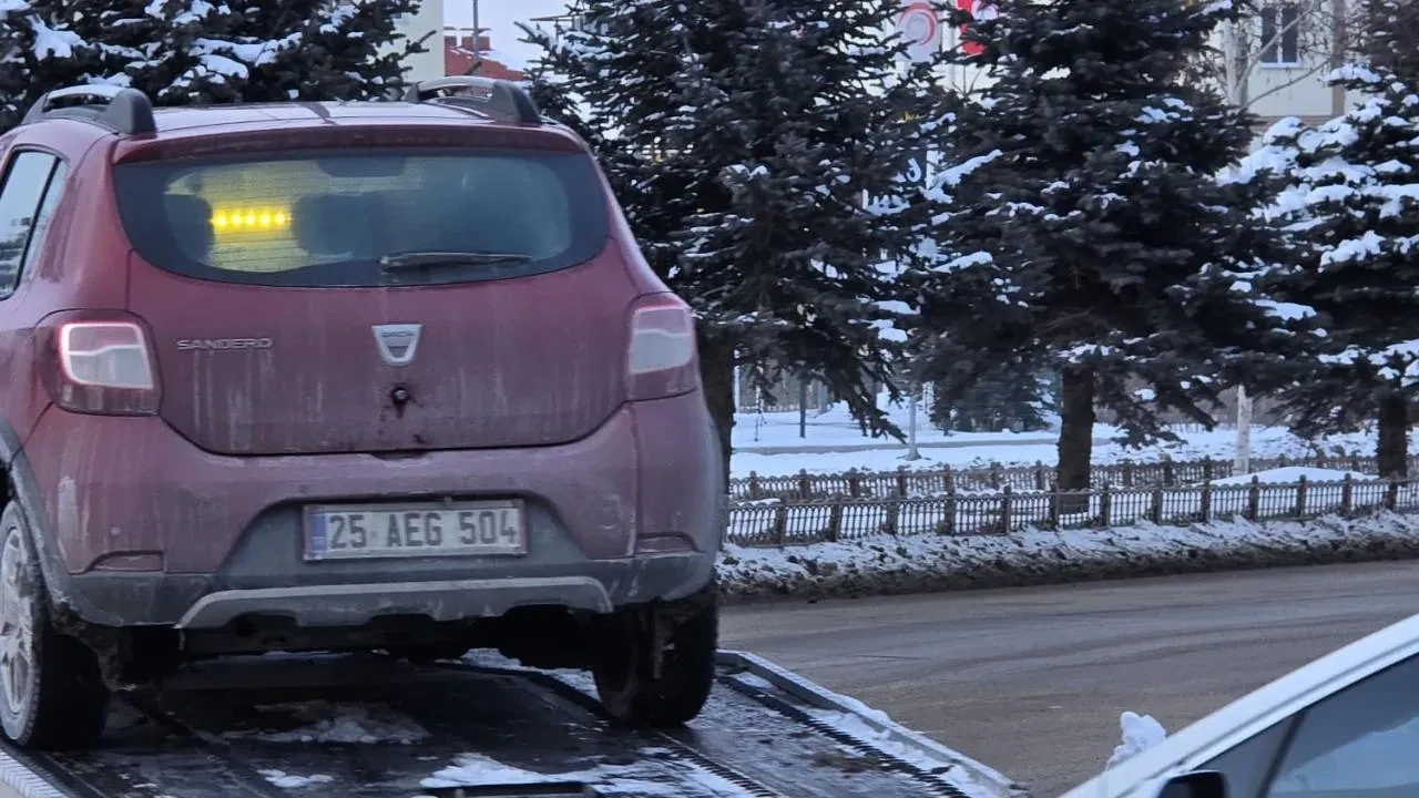 Erzurum'da korsan taşımacılık skandalı: Sürücüye 46 bin lira ceza