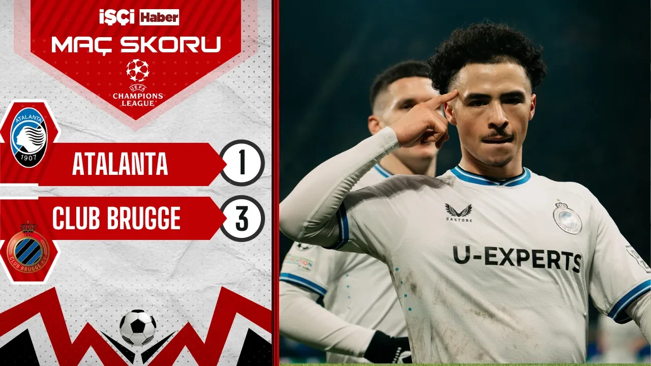 Club Brugge, Atalanta deplasmanında 3-1 kazanarak bir üst tura yükseldi