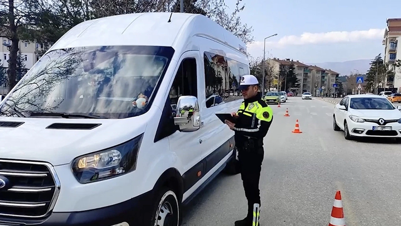 Okul servis araçlarına yönelik denetimler yapıldı