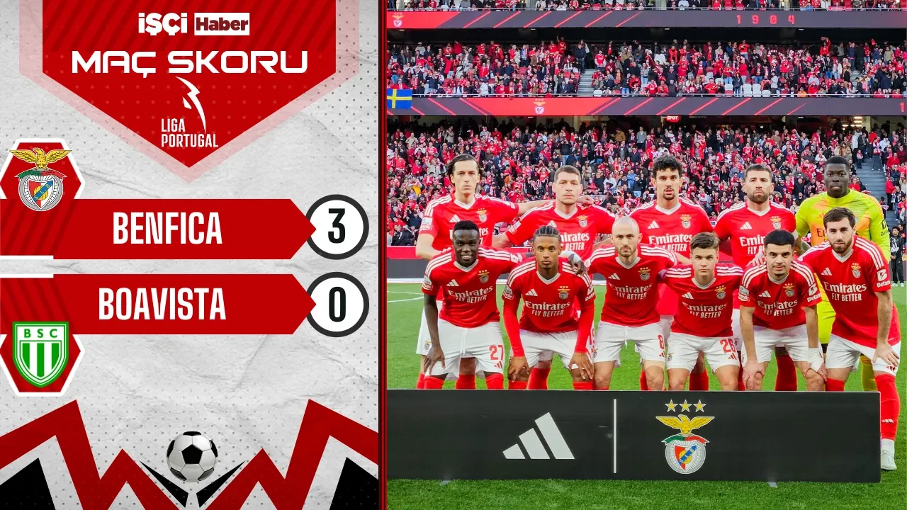 Benfica, Boavista karşısında 3-0 kazandı! Kerem Aktürkoğlu asist yaptı, Orkun Kökçü gol attı