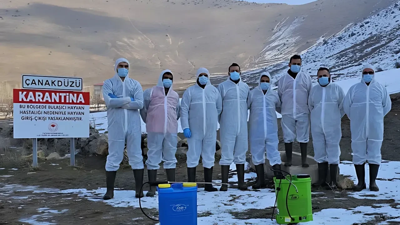 Bitlis'te şap hastalığına karşı karantina uygulandı!