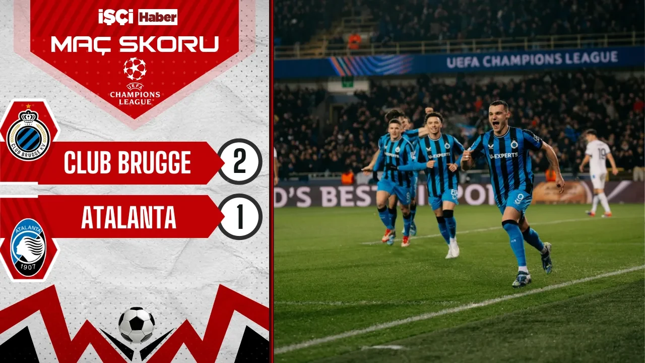 Club Brugge, Atalanta'yı 2-1 mağlup etti! Halil Umut Meler, son dakikada penaltı verdi