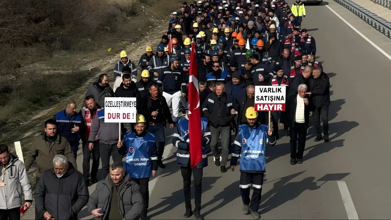 Çayırhan’dan Ankara’ya büyük yürüyüş: Maden işçileri haklarını arıyor!