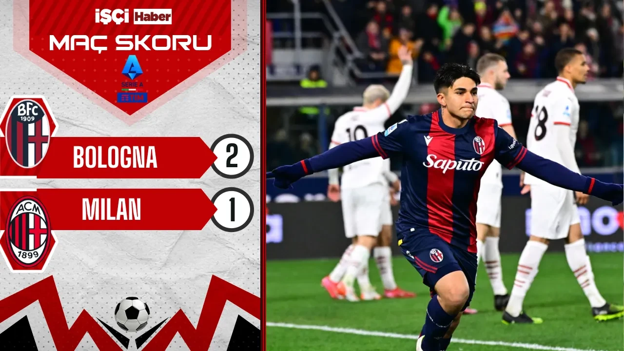 Bologna, Milan'ı 2-1 mağlup etti! Serie A'da 26. hafta tamamlandı