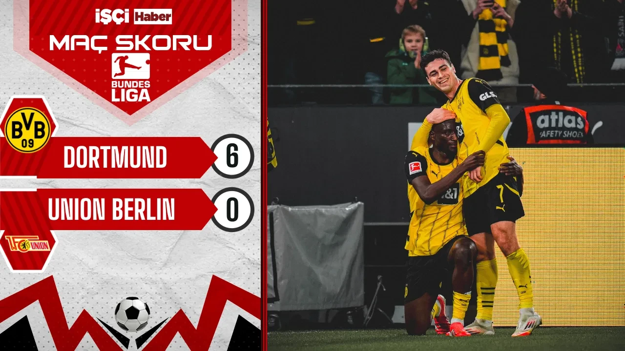 Borussia Dortmund, Union Berlin'e gol yağdırdı