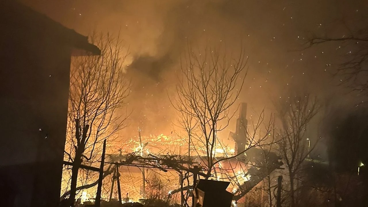 Kütahya'da feci yangın: Kıbrıs gazisi hayatını kaybetti