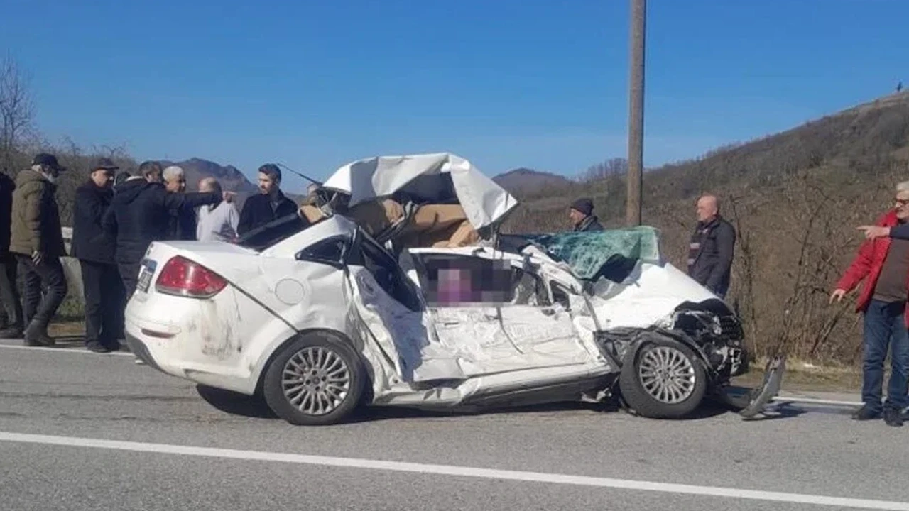 Giresun'da trafik kazası: 4 kişi hayatını kaybetti