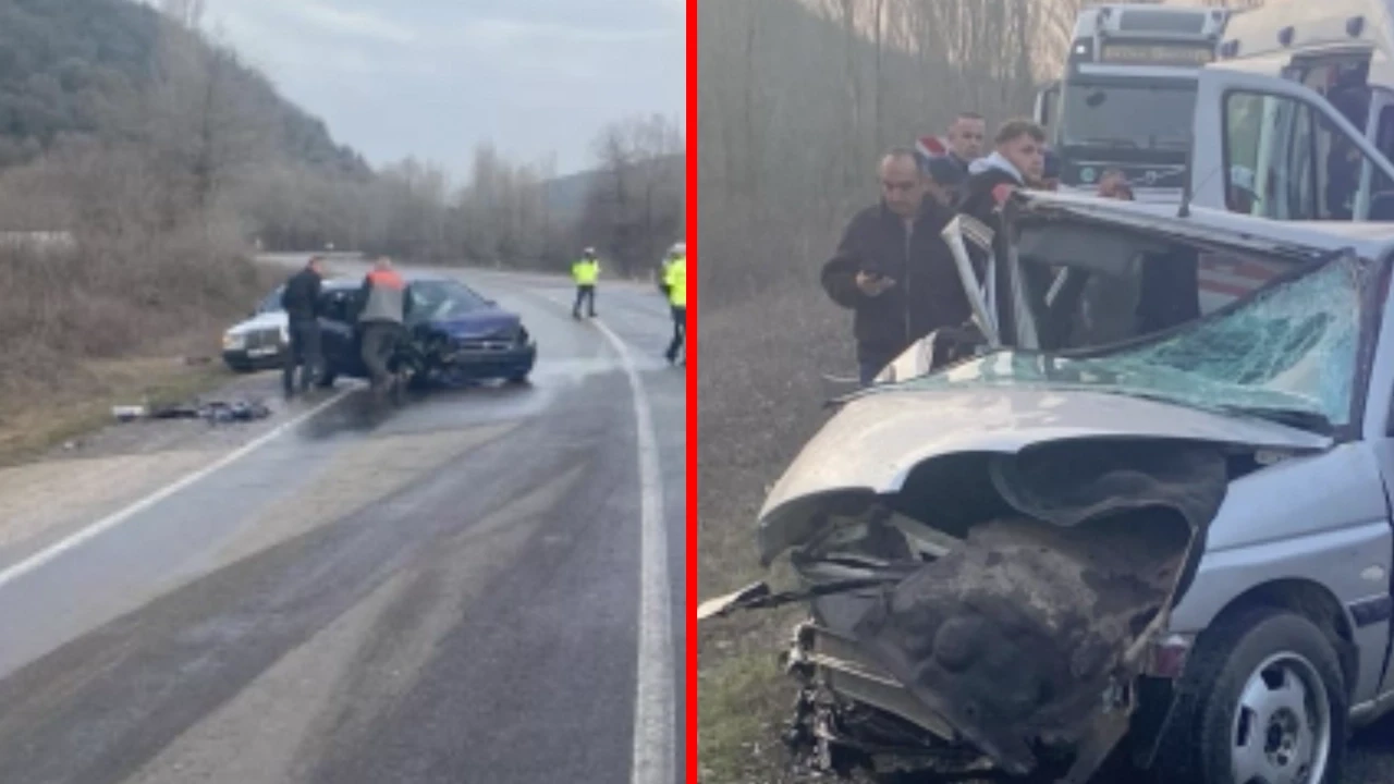 Bartın'da aşırı hız faciası: Otomobiller hurdaya döndü! Yaralılar var