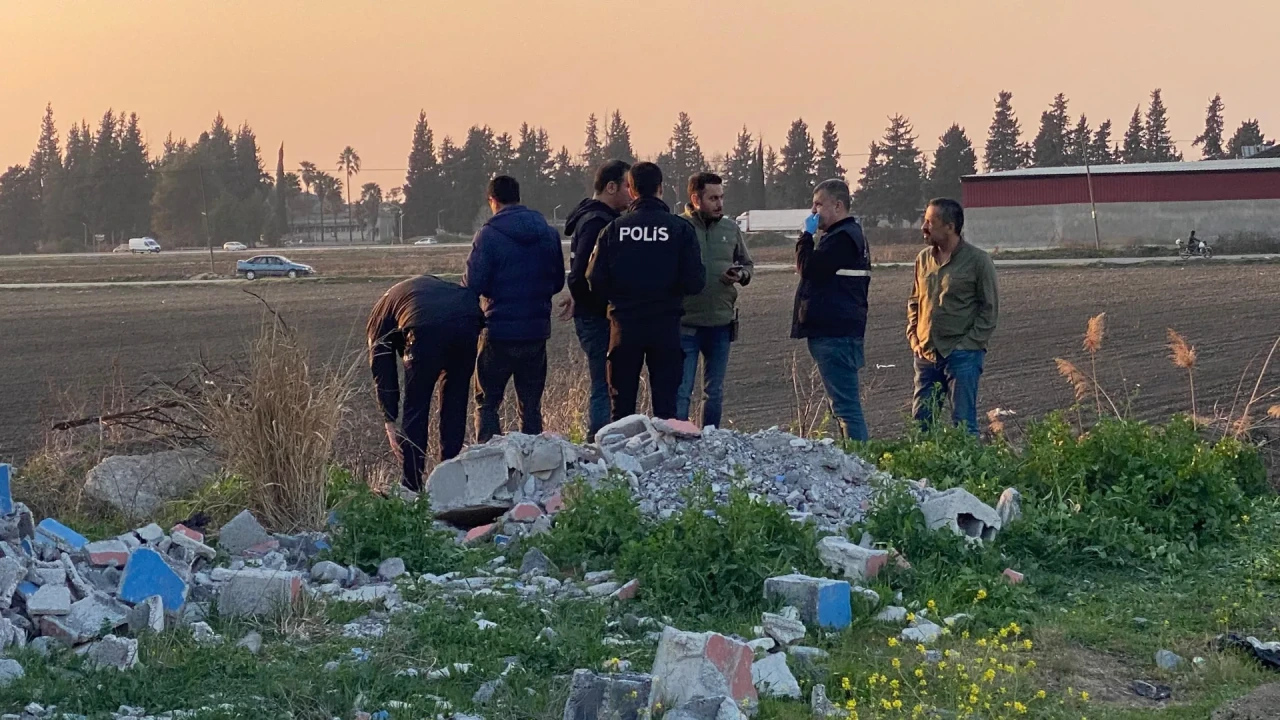 Adana’da korkunç keşif! Dere yatağında insan kemikleri bulundu