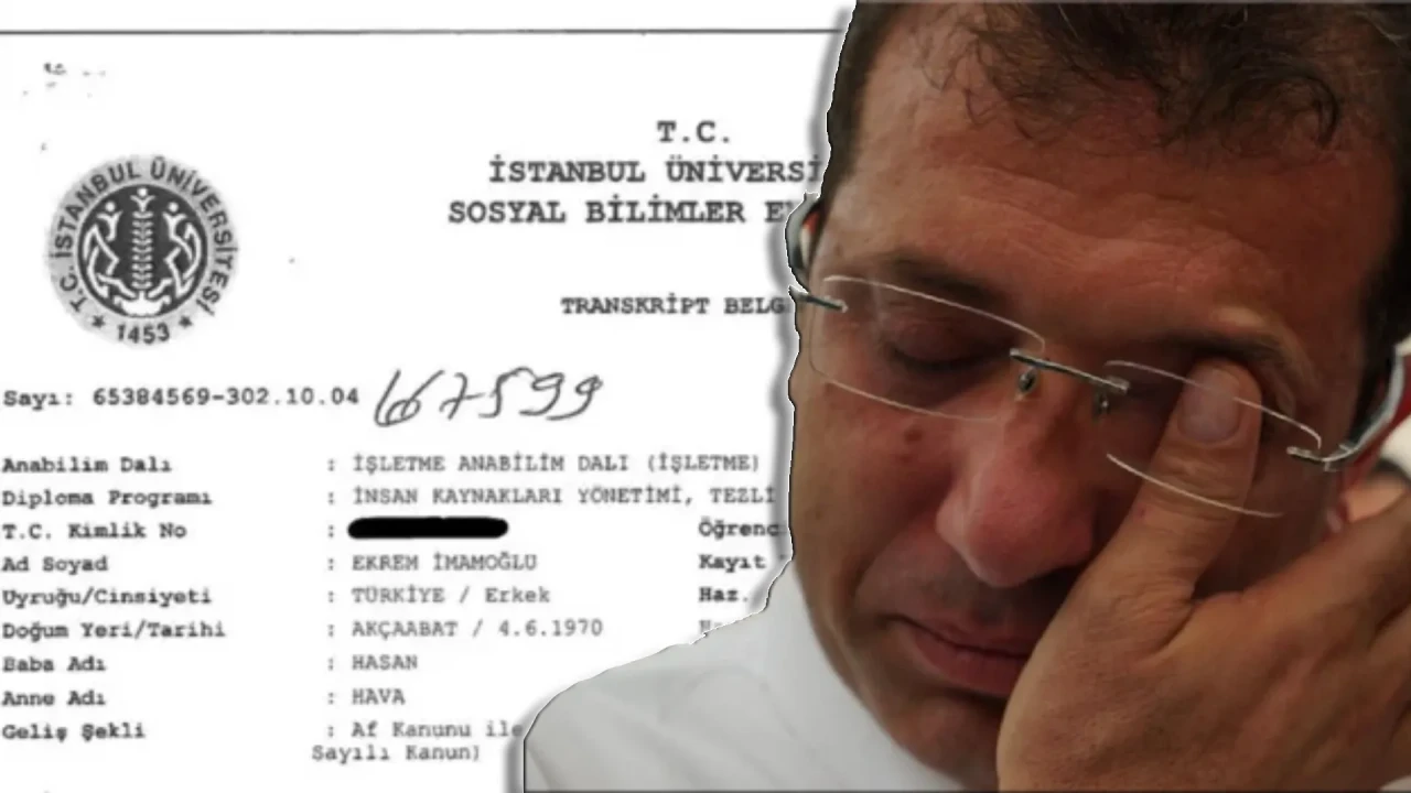 İstanbul Üniversitesi, Ekrem İmamoğlu'nun diplomasını iptal etti!